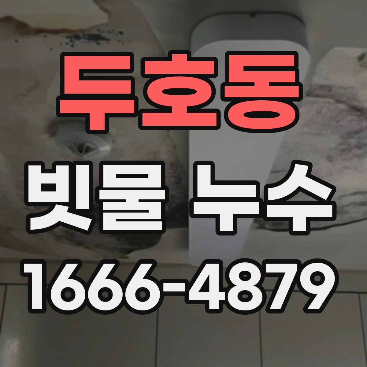 두호동 빗물 누수