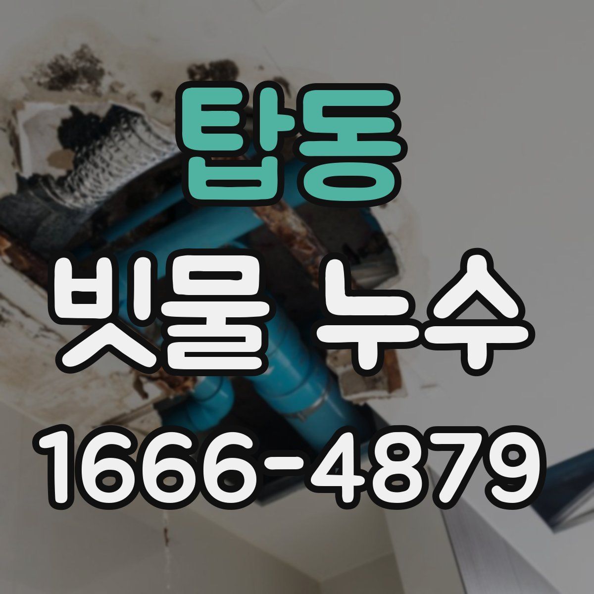 탑동 빗물 누수