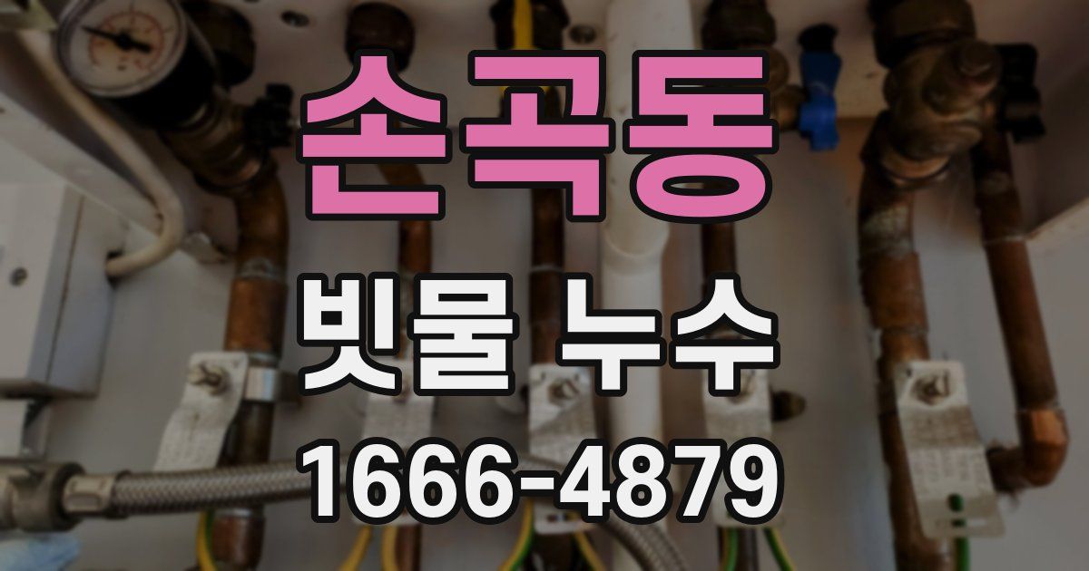손곡동 빗물 누수
