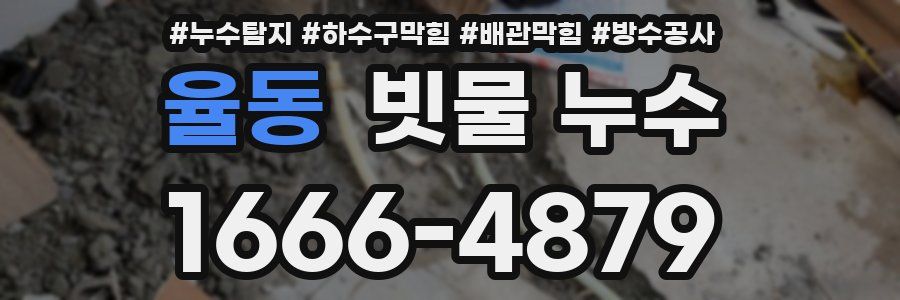 율동 빗물 누수