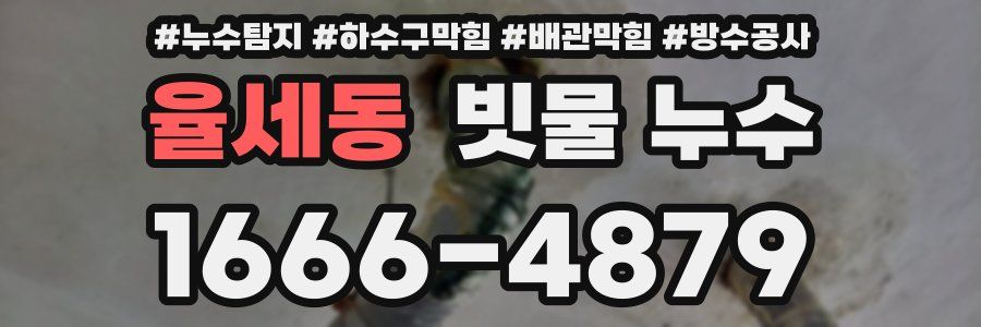 율세동 빗물 누수