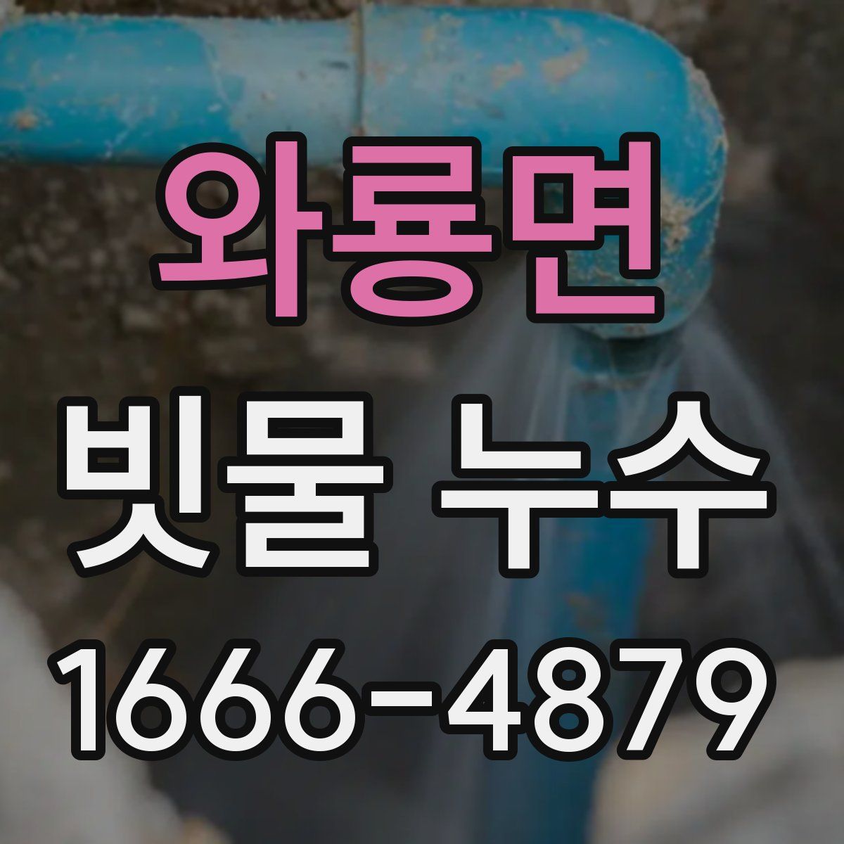 와룡면 빗물 누수