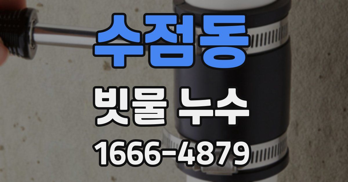 수점동 빗물 누수