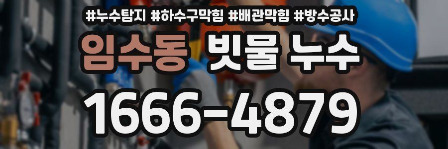 임수동 빗물 누수