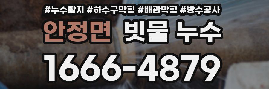 안정면 빗물 누수