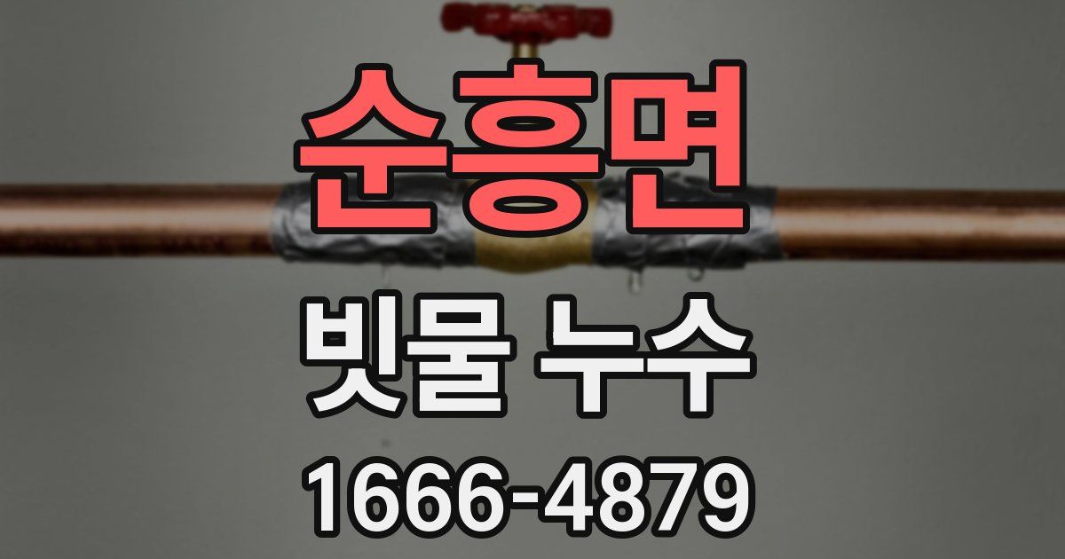 순흥면 빗물 누수