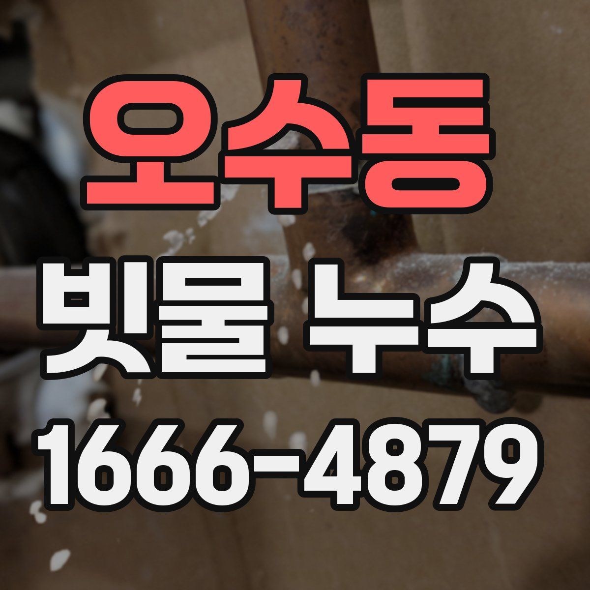 오수동 빗물 누수