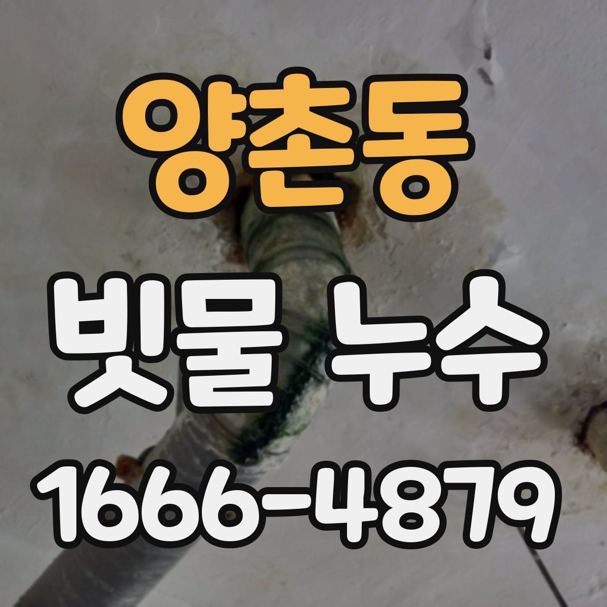 양촌동 빗물 누수