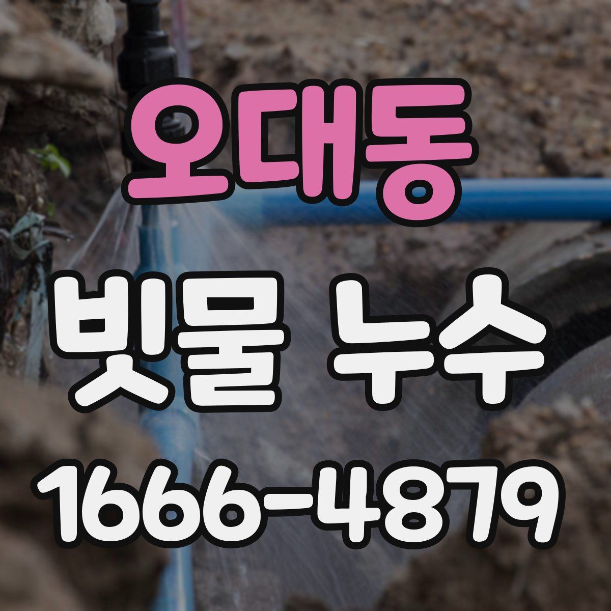 오대동 빗물 누수