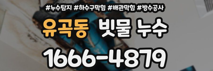 유곡동 빗물 누수