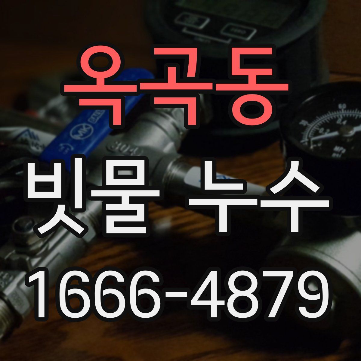 옥곡동 빗물 누수