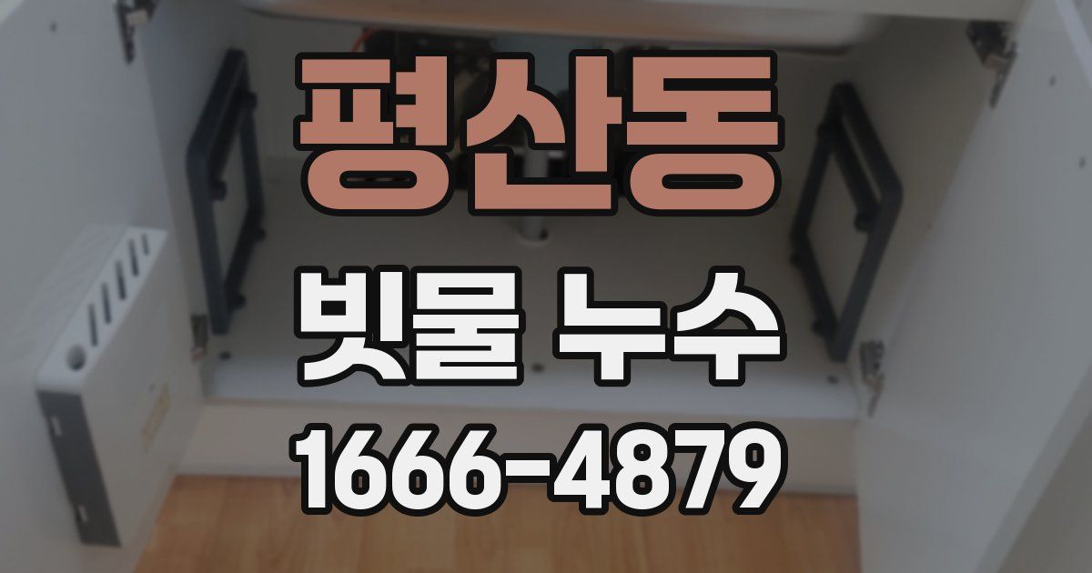 평산동 빗물 누수