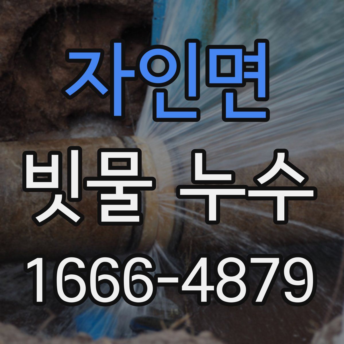 자인면 빗물 누수