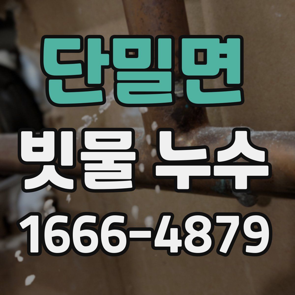 단밀면 빗물 누수