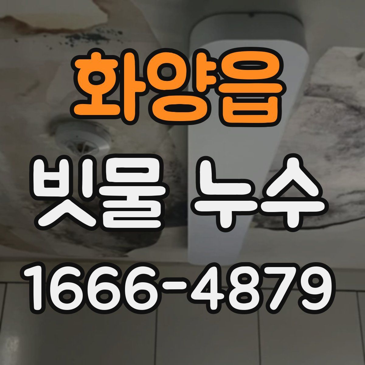 화양읍 빗물 누수