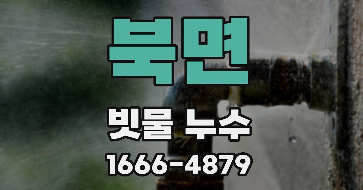 북면 빗물 누수