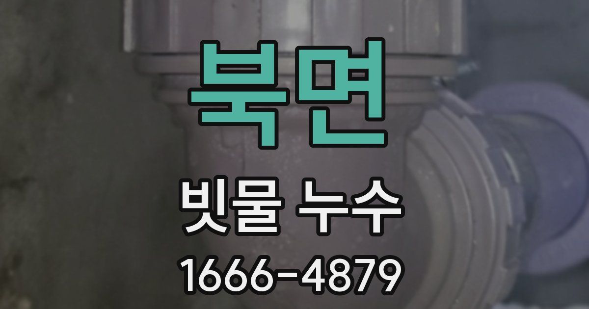 북면 빗물 누수