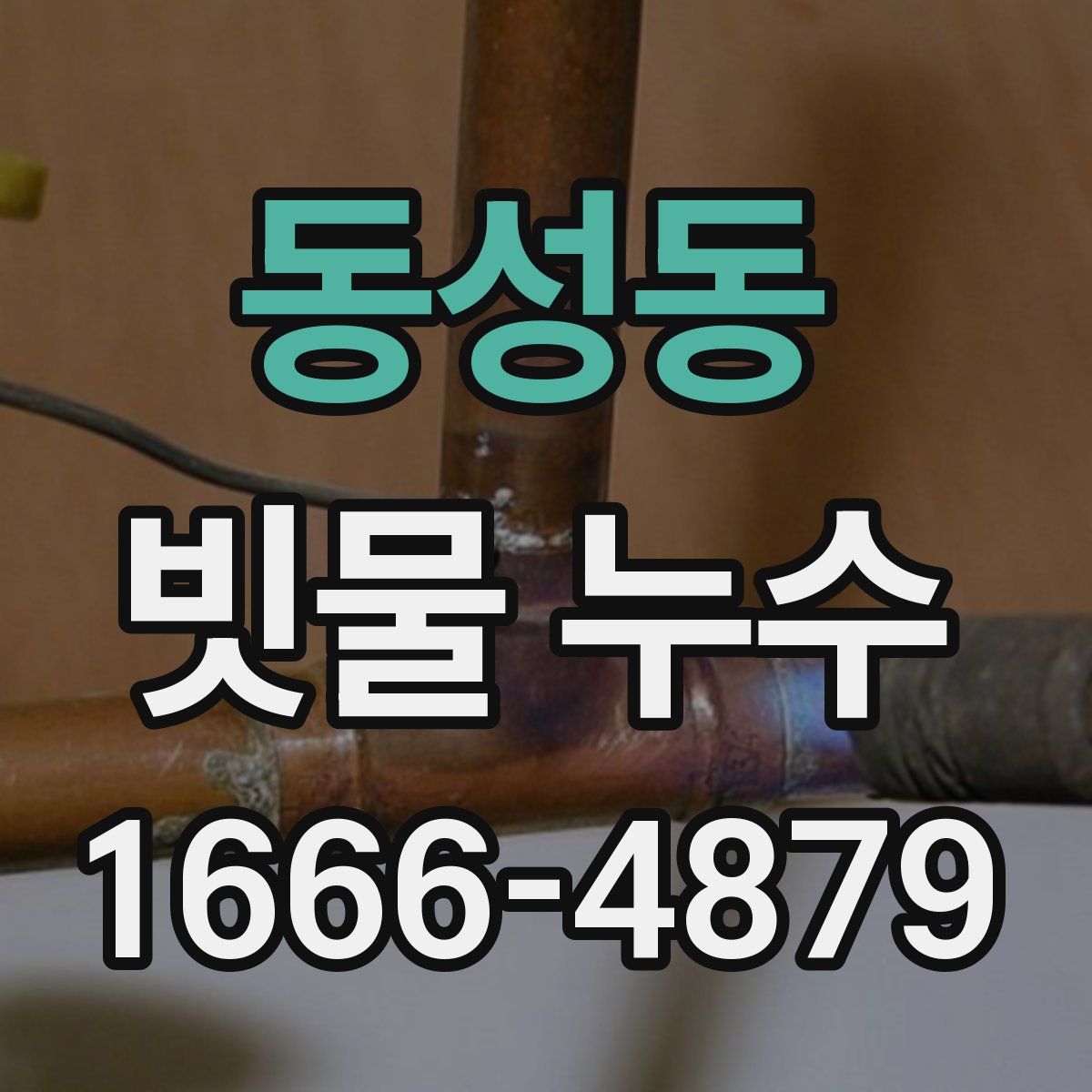 동성동 빗물 누수