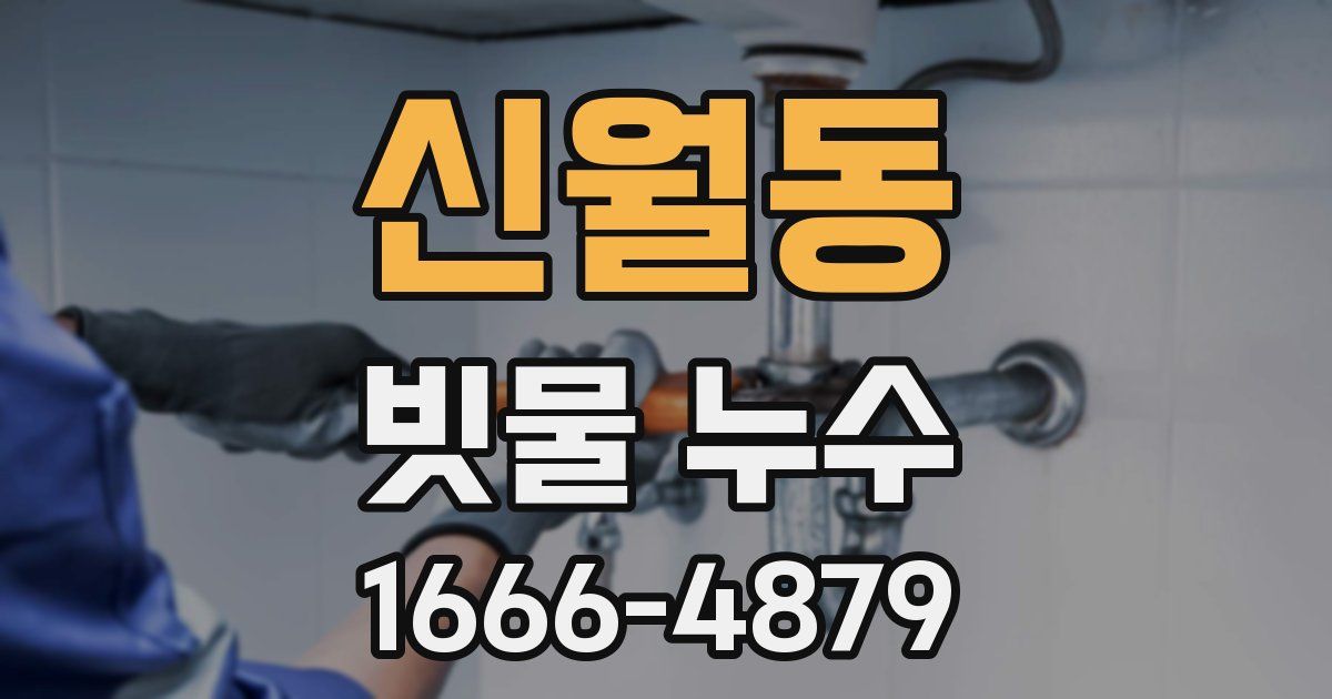 신월동 빗물 누수