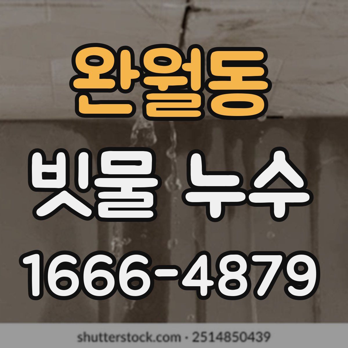 완월동 빗물 누수