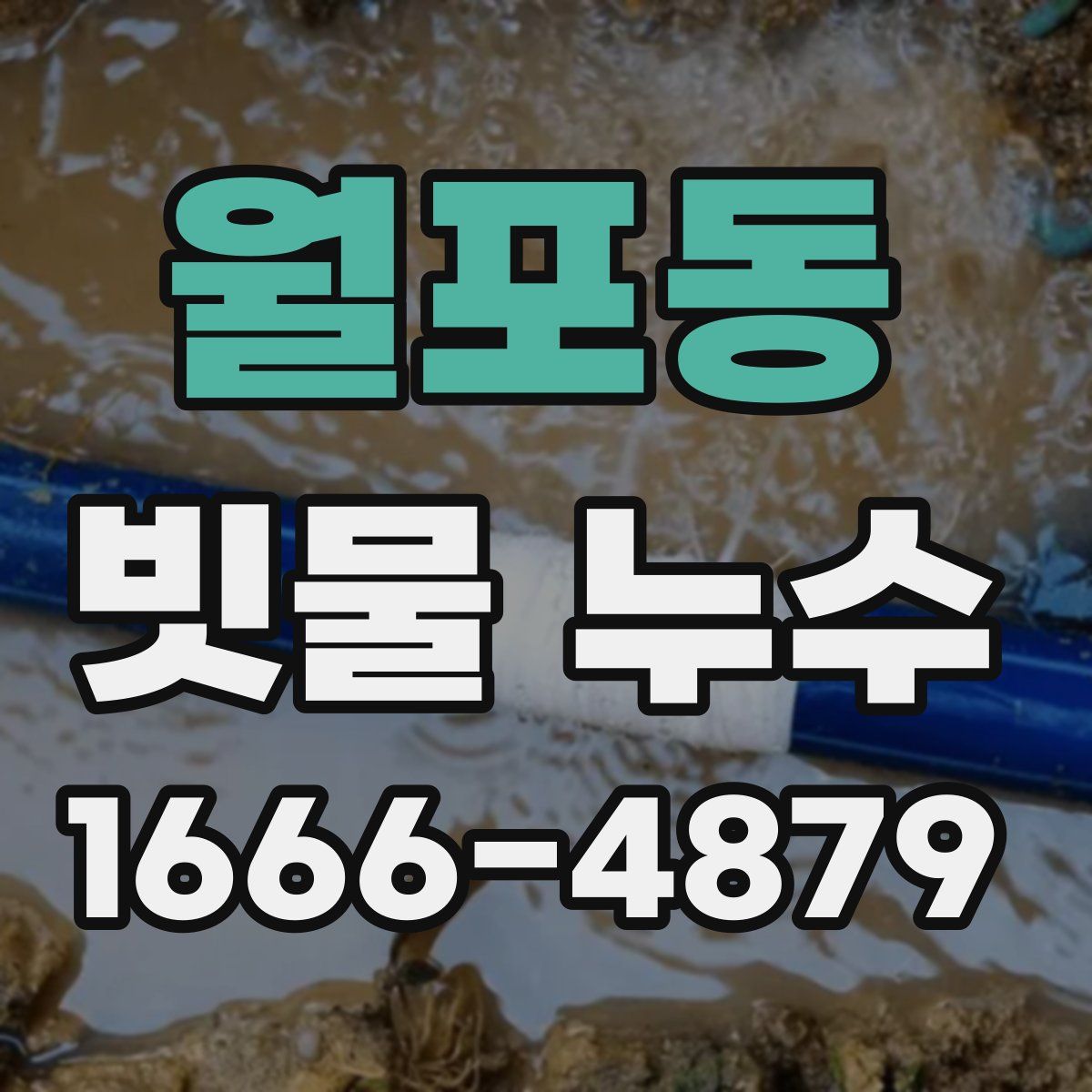 월포동 빗물 누수