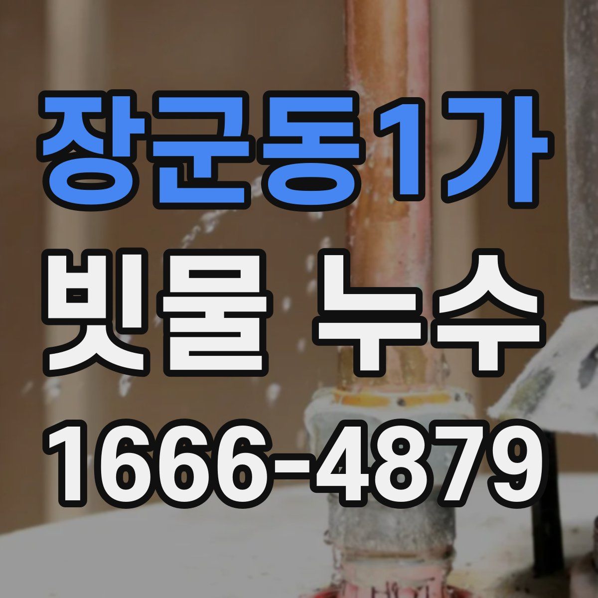 장군동1가 빗물 누수