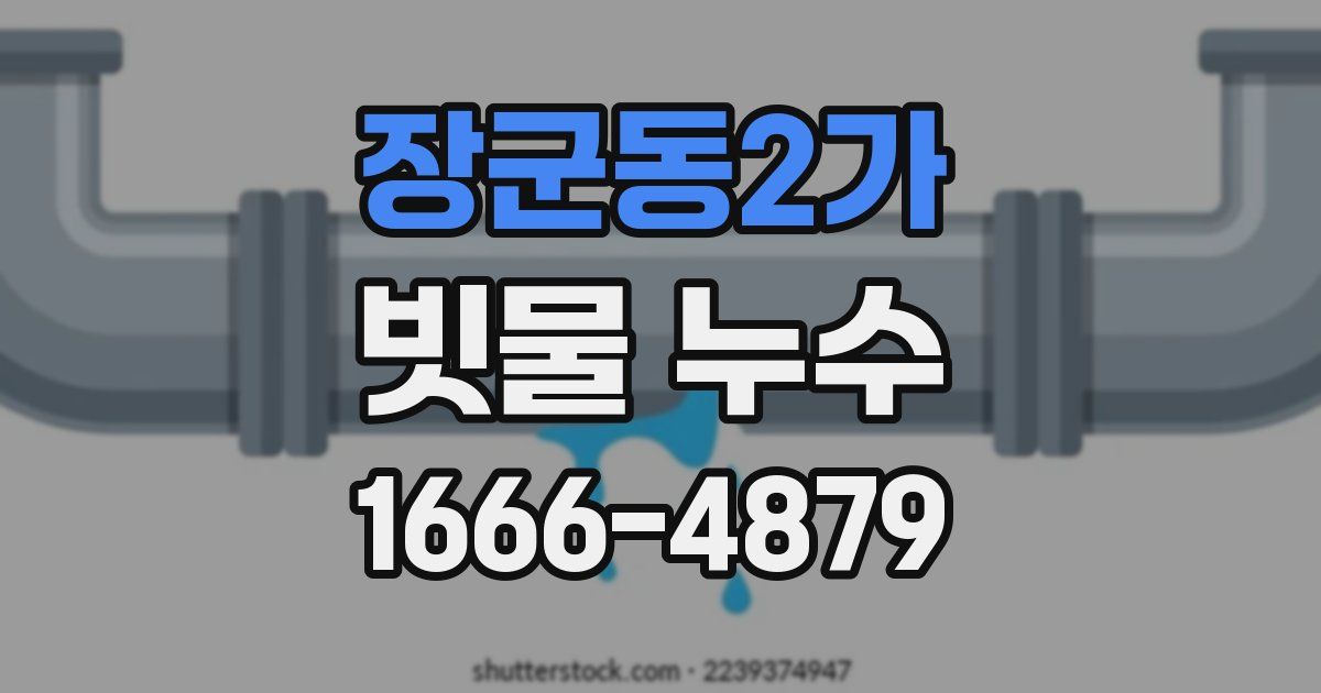 장군동2가 빗물 누수