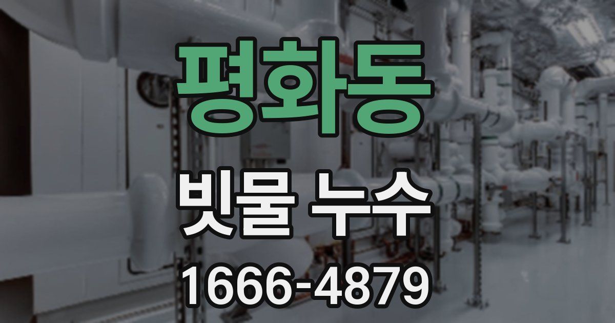 평화동 빗물 누수