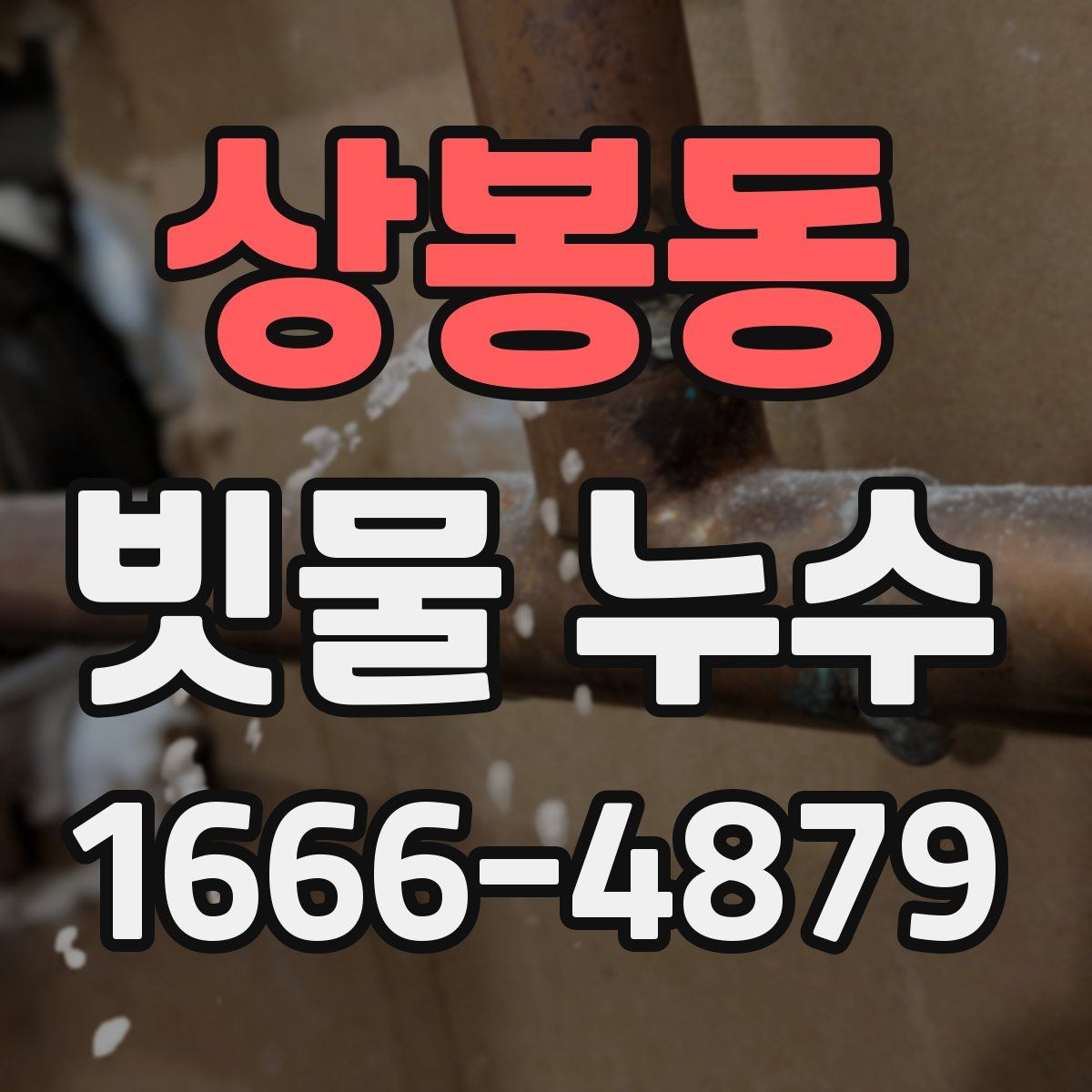 상봉동 빗물 누수