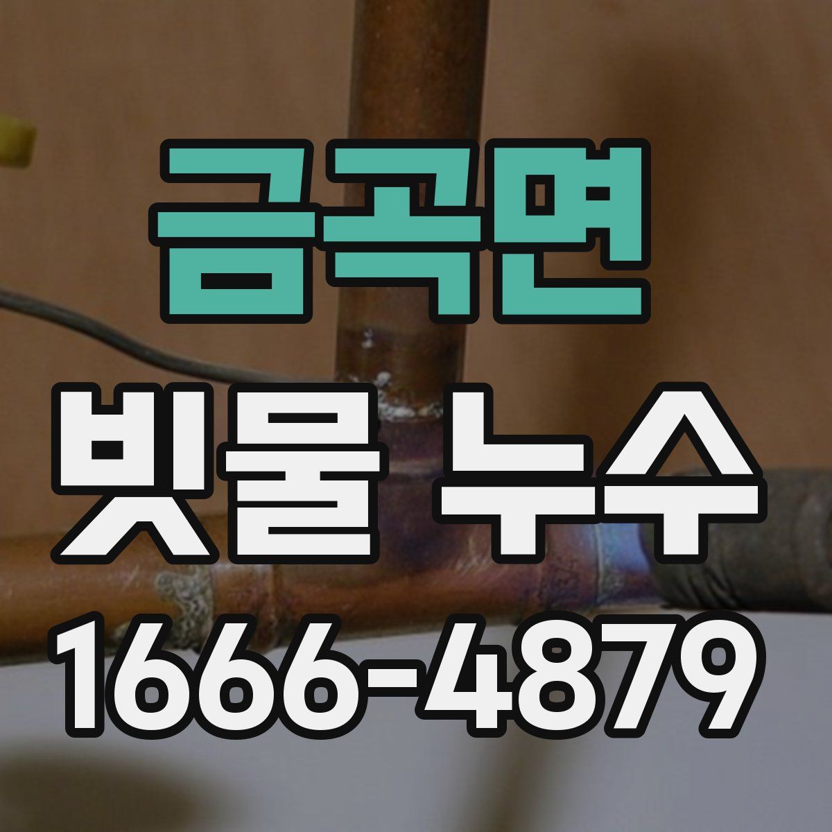 금곡면 빗물 누수