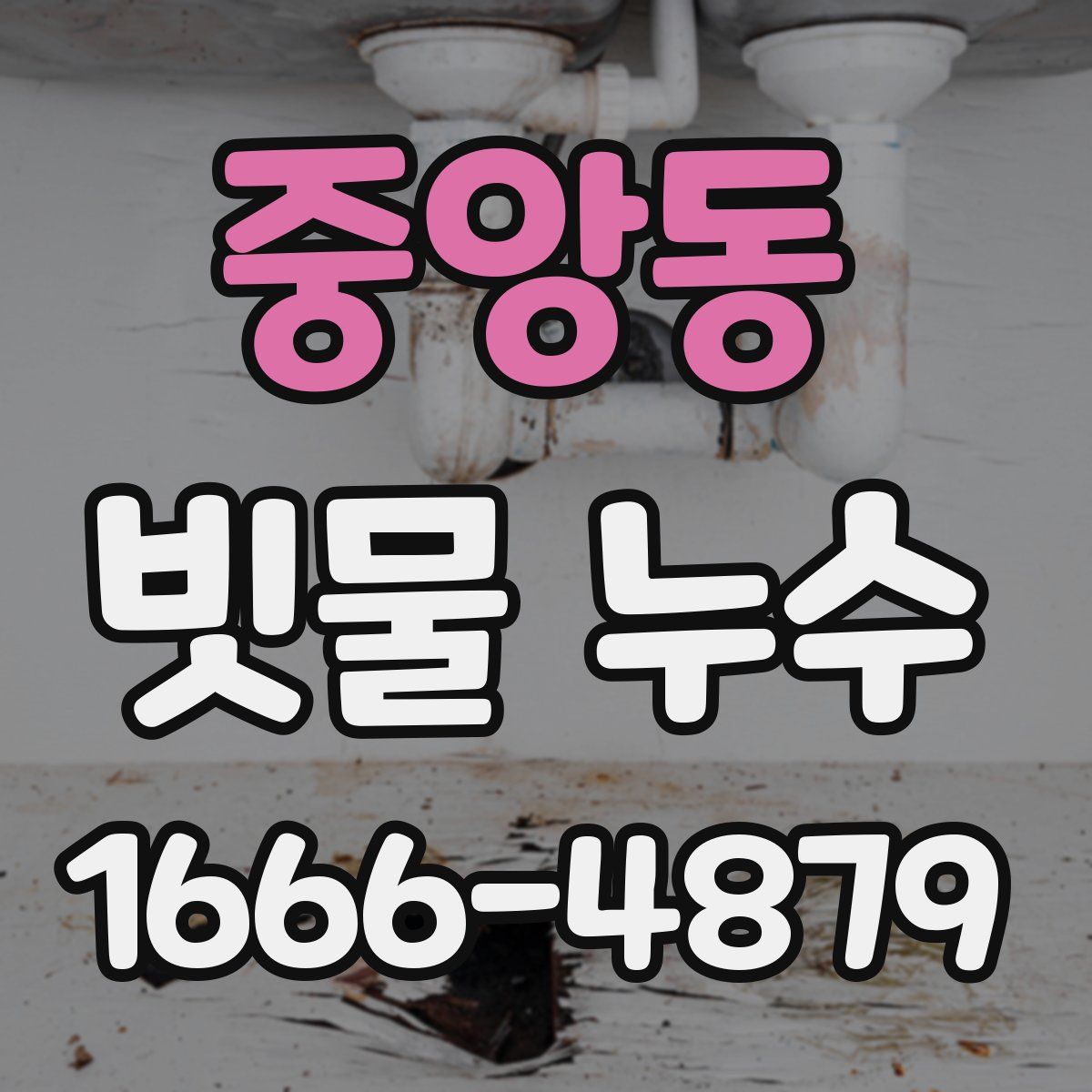 중앙동 빗물 누수