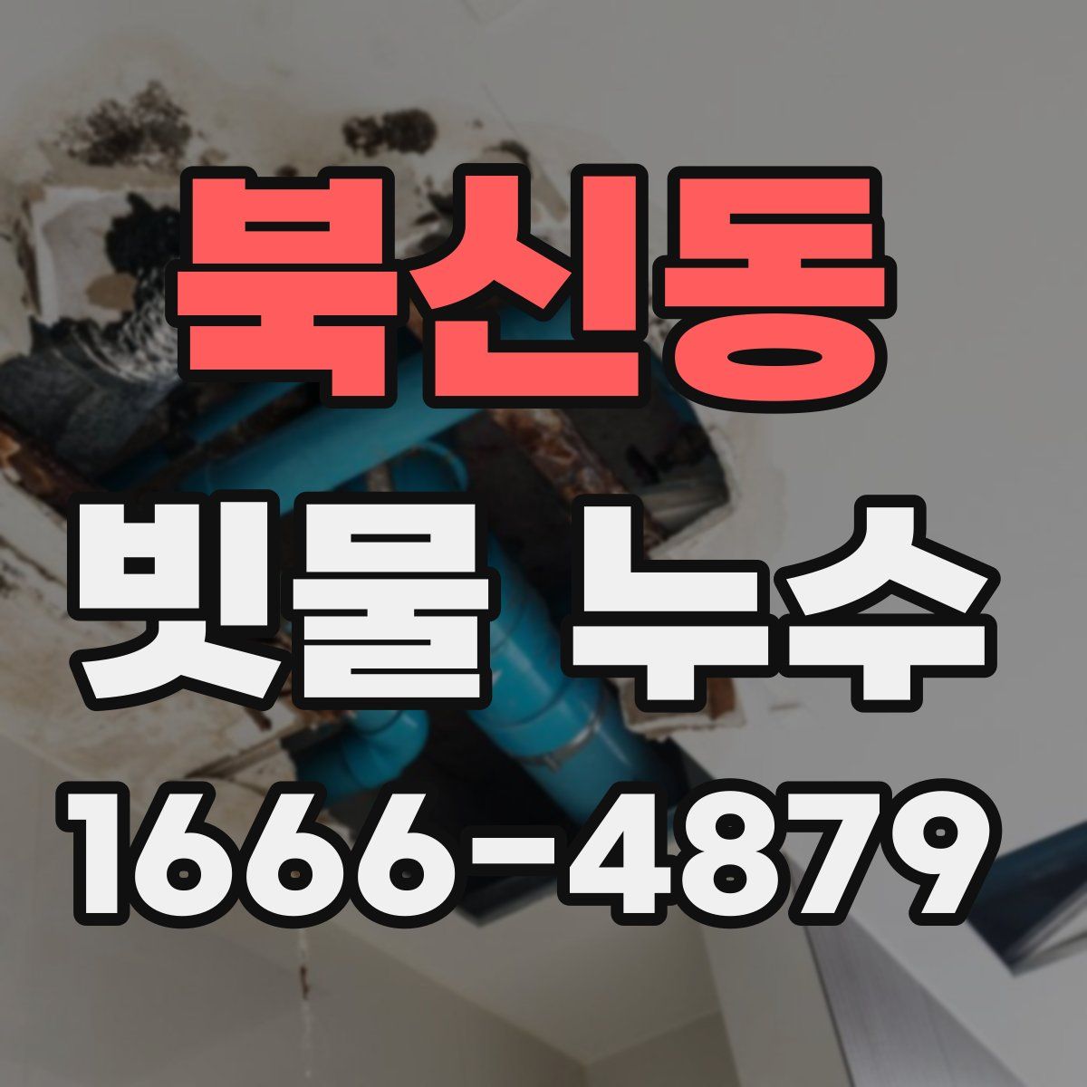 북신동 빗물 누수