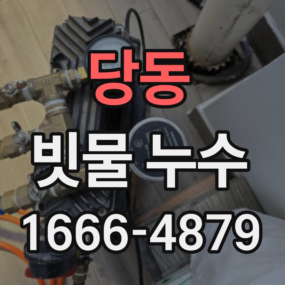 당동 빗물 누수