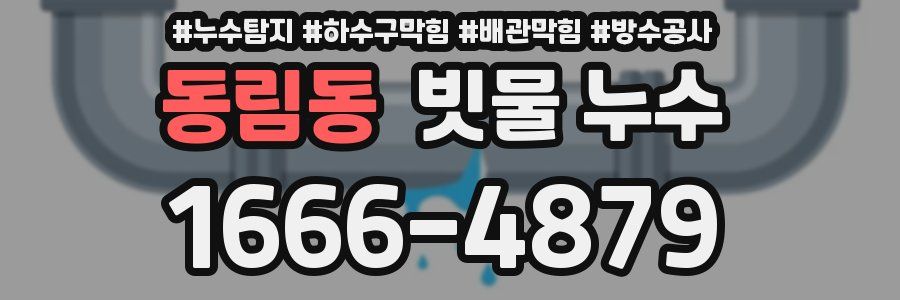 동림동 빗물 누수