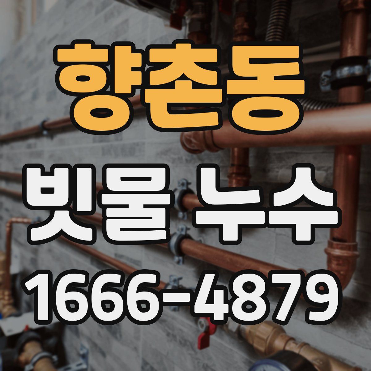 향촌동 빗물 누수