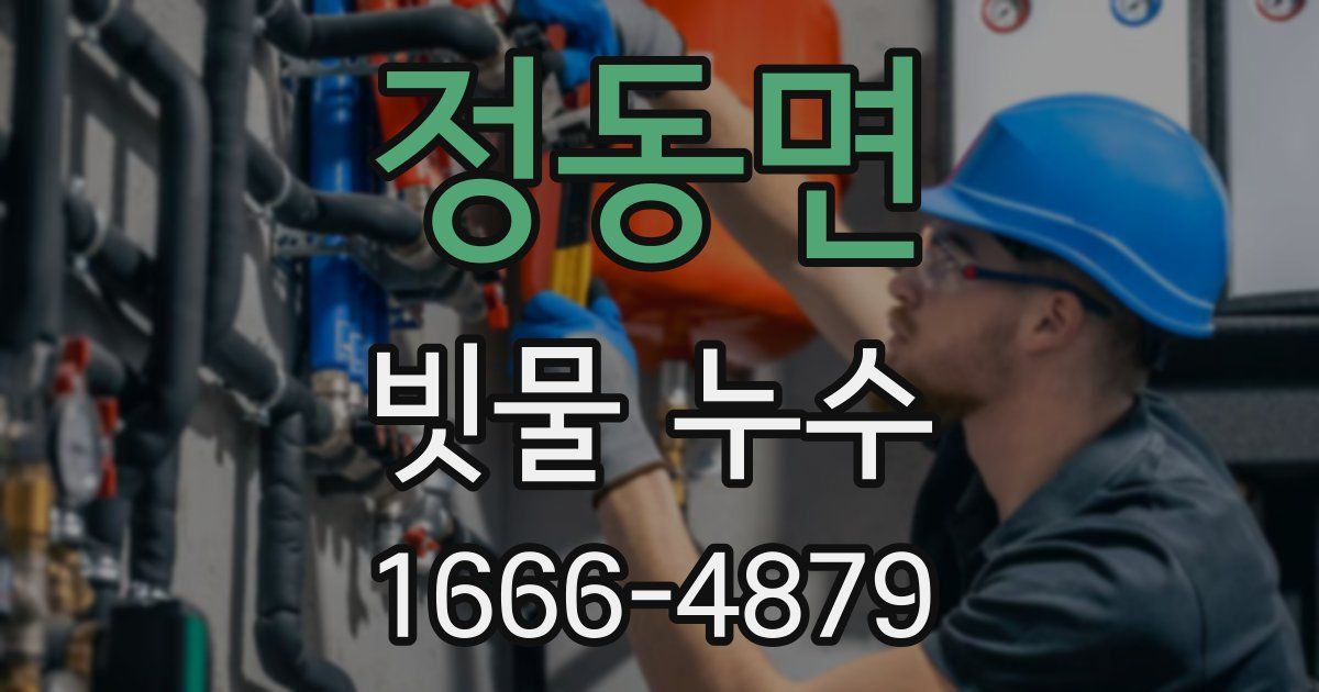 정동면 빗물 누수