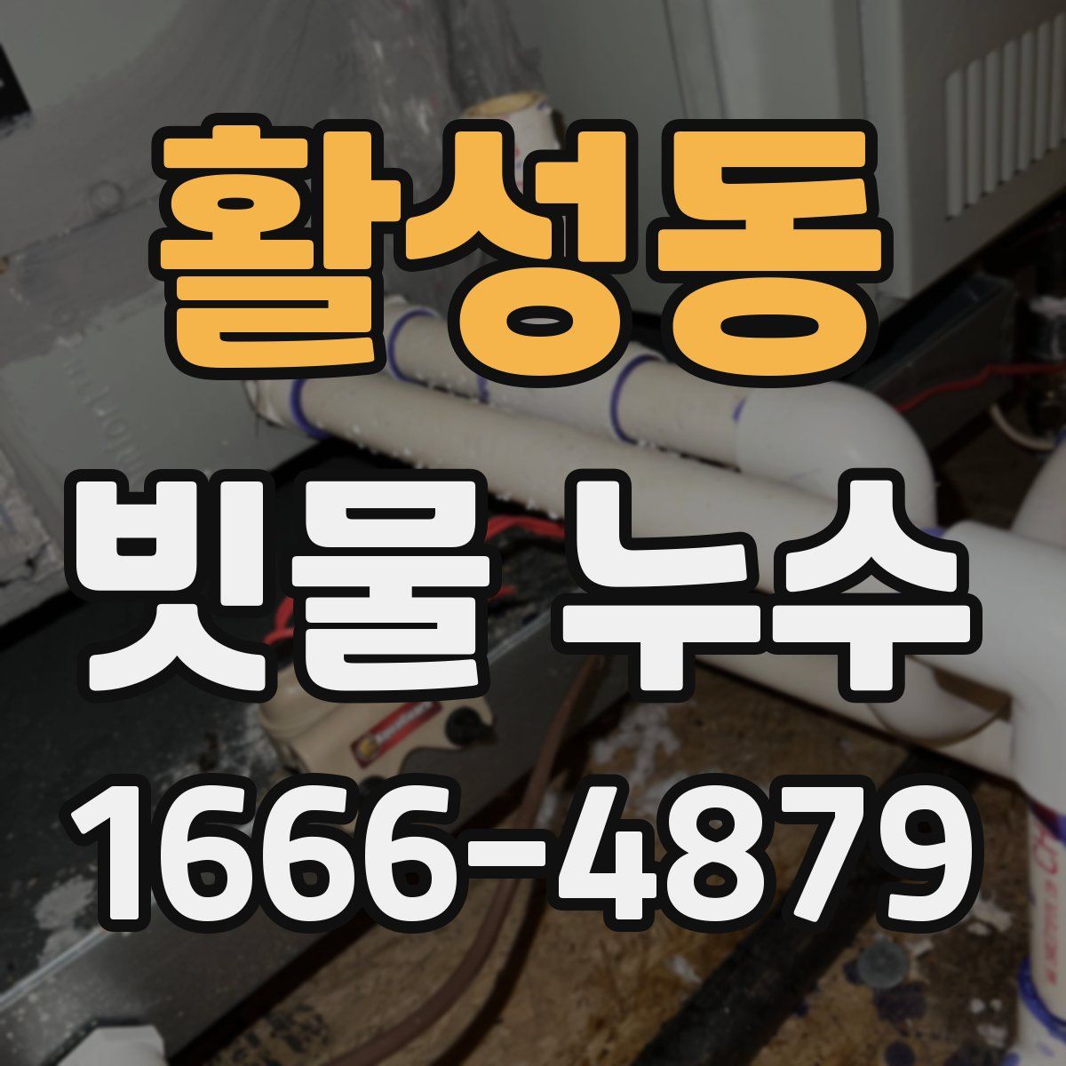 활성동 빗물 누수