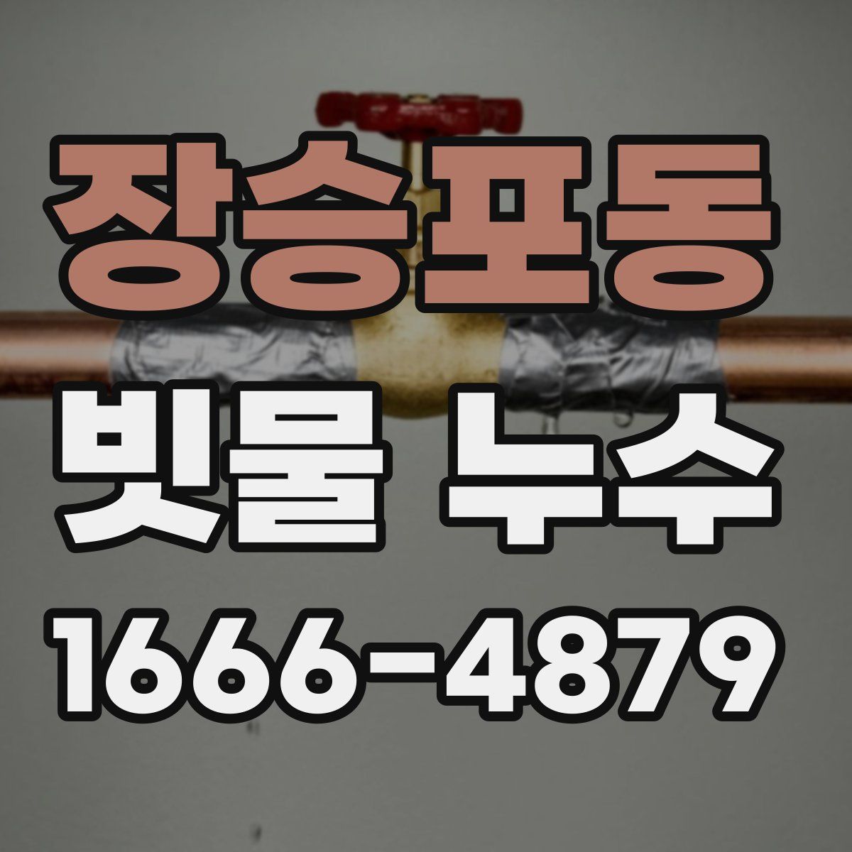 장승포동 빗물 누수