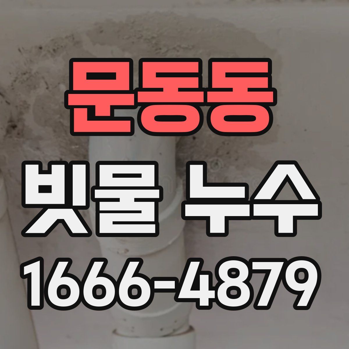 문동동 빗물 누수