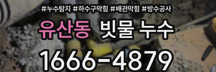 유산동 빗물 누수