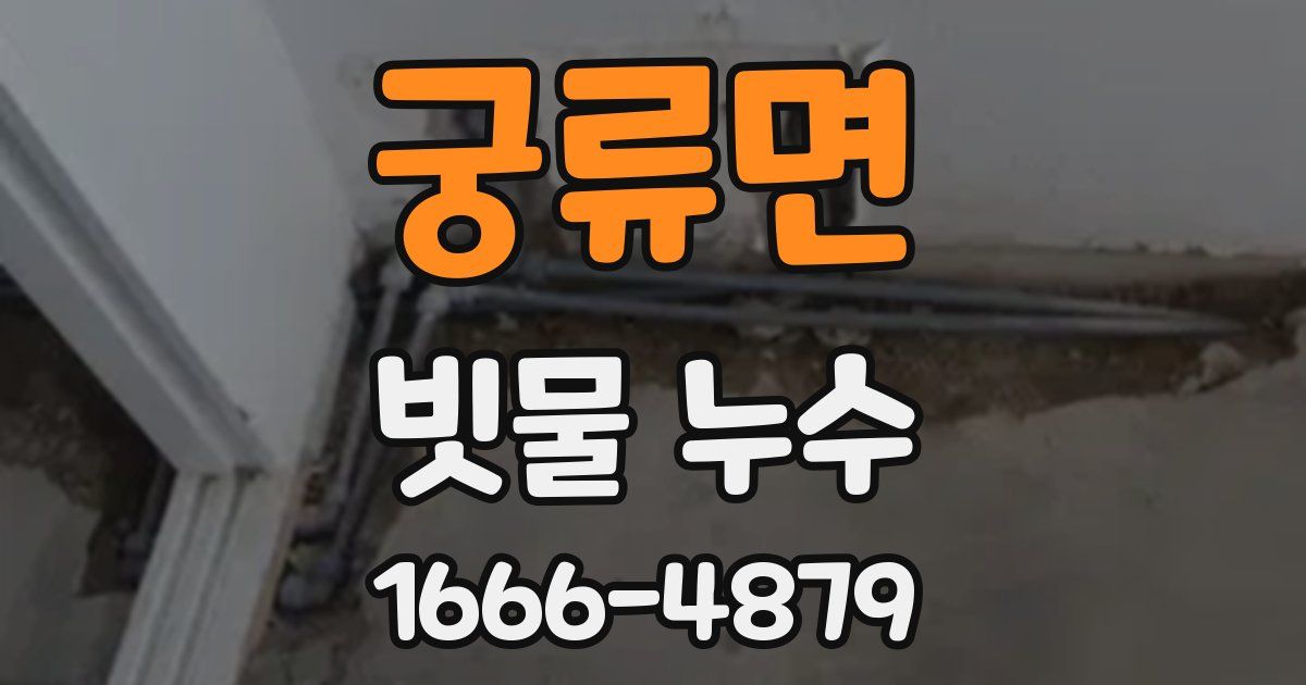 궁류면 빗물 누수