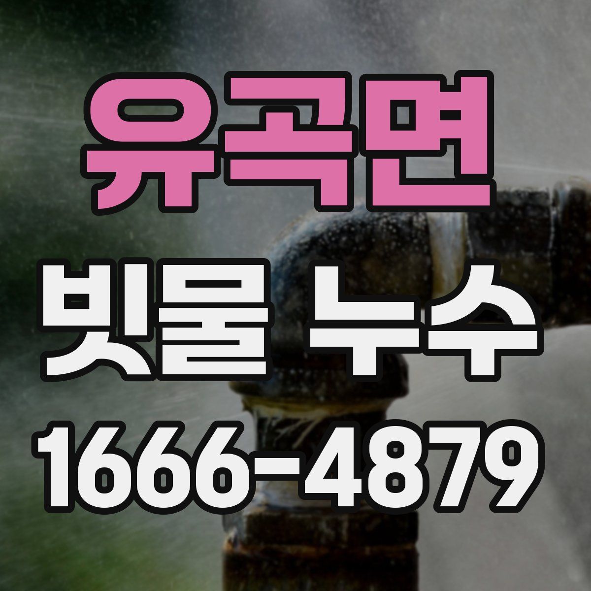 유곡면 빗물 누수