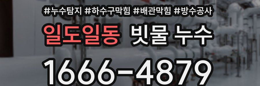 일도일동 빗물 누수