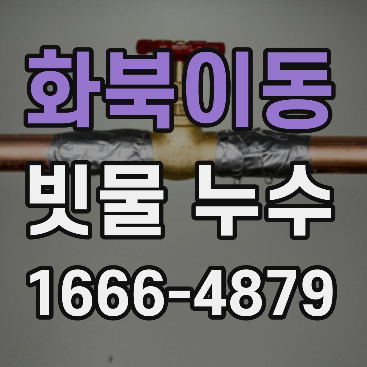 화북이동 빗물 누수