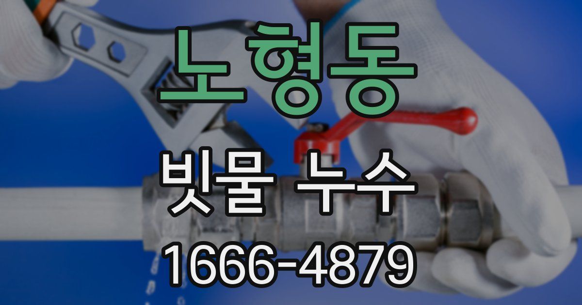 노형동 빗물 누수