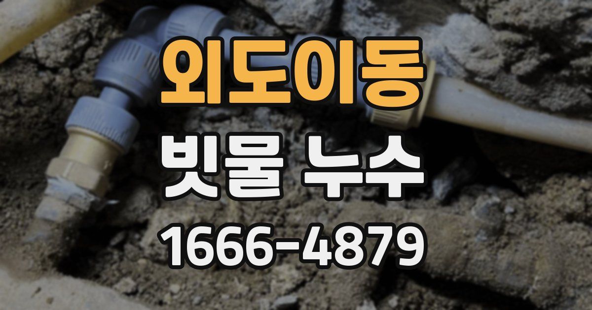 외도이동 빗물 누수