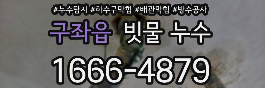 구좌읍 빗물 누수