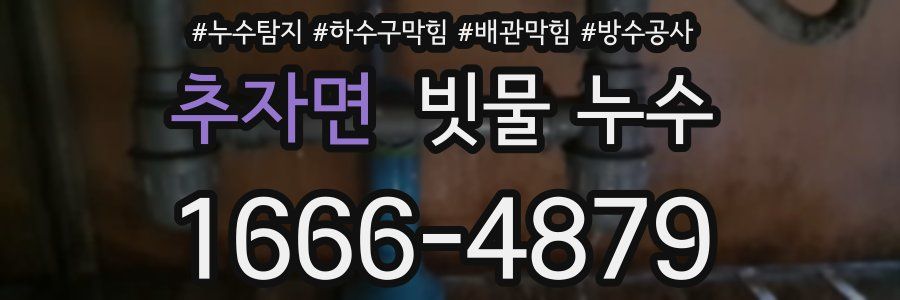 추자면 빗물 누수
