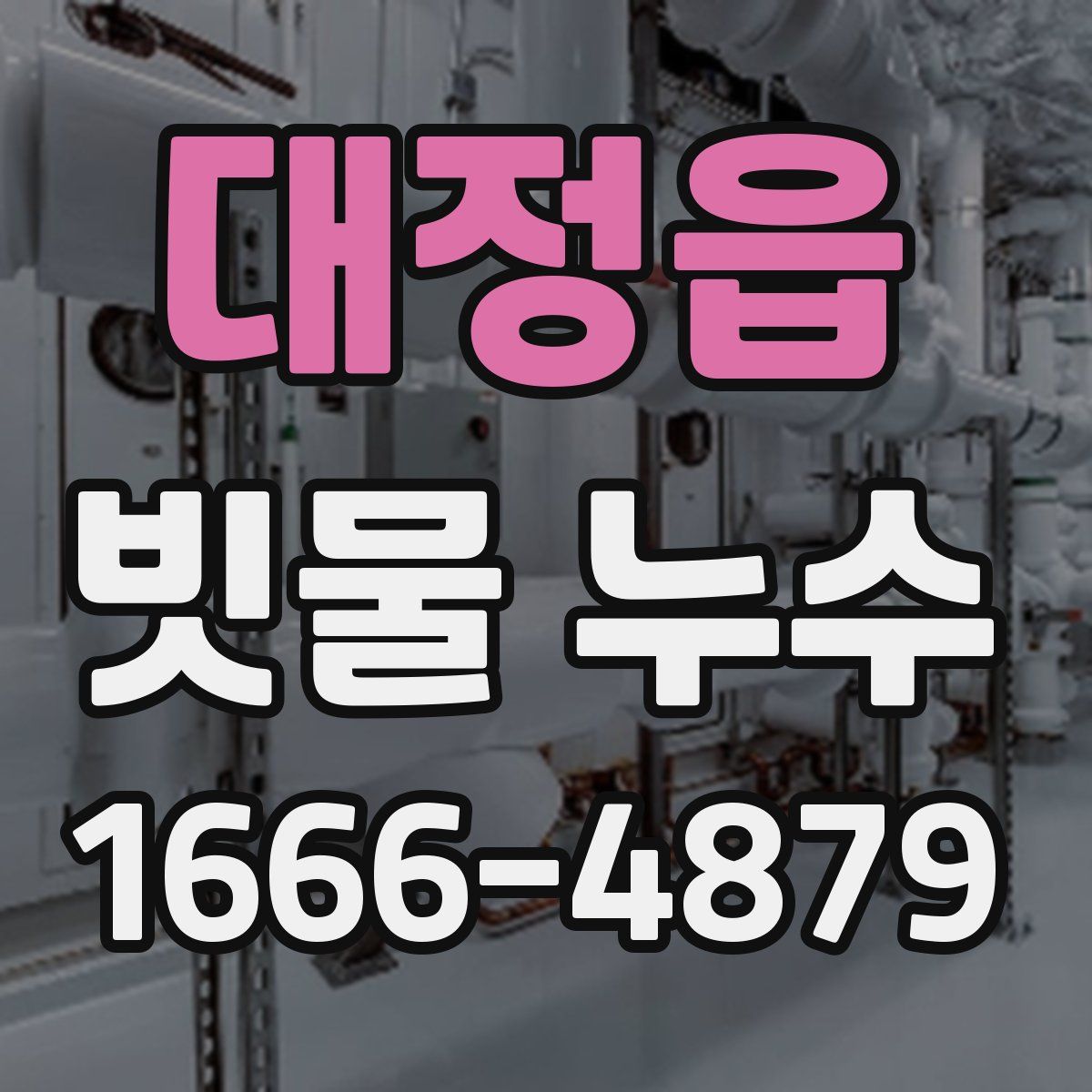 대정읍 빗물 누수