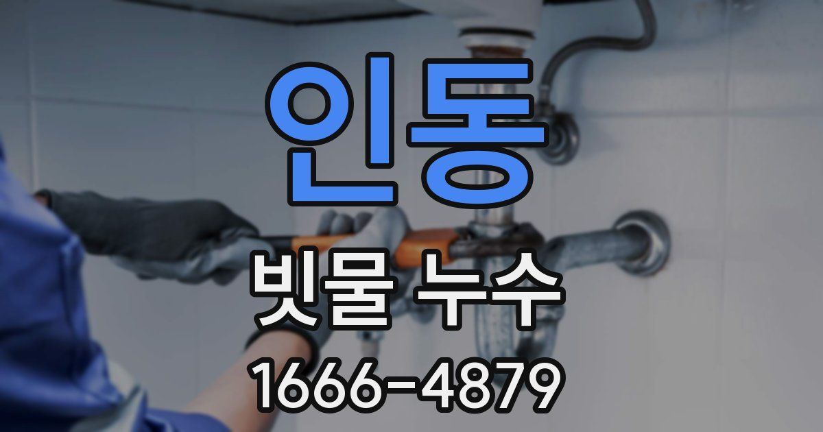 인동 빗물 누수